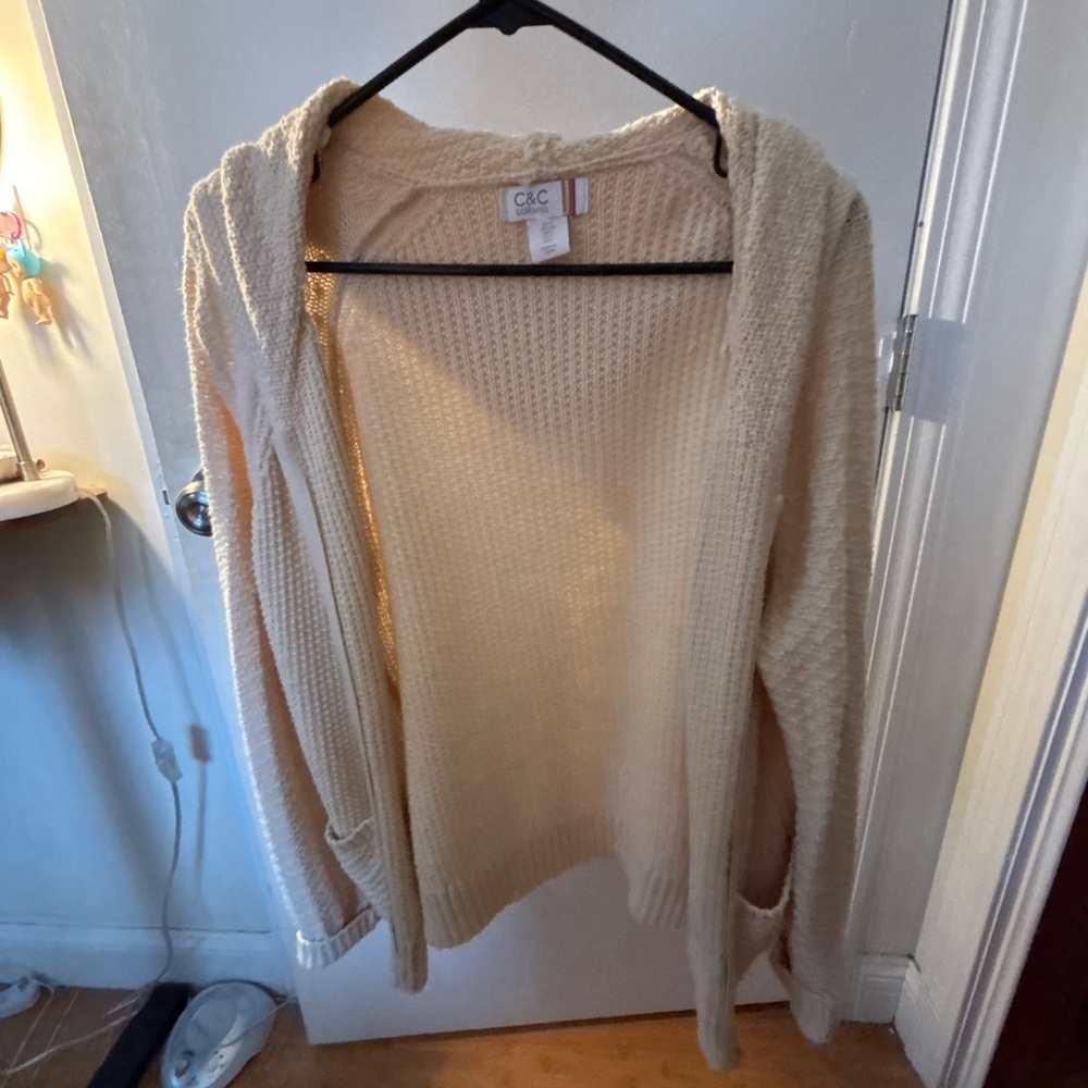 C.C Women's Cream Sweater